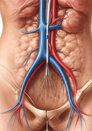 IVC filter placement